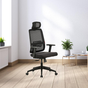 Featherlite Versa High Back Fabric Office Adjustable Arm Chair