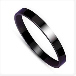 Karishma Kreations Metal, Brass, Alloy, Stainless Steel Gold-plated, Platinum, Black Silver, Silver, Titanium Kada