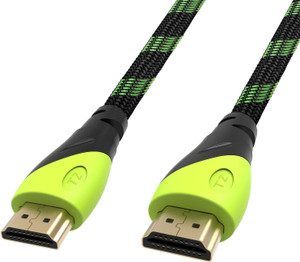 Tizum HDMI Cable 1.5 m Copper Braiding, Metal Braided Aura 1.4 Version High-Speed Gold Plated Connectors, Supports Ethernet 3D, 1080P 4K (5Feet/ 1.5 Meters)