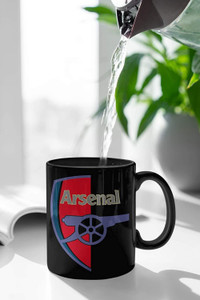 V Kraft "arsenal love " for birthday anniversary rakhi love quote printed Ceramic love with Handle-Perfect Gift to Anyone On Any Occasion | Coffee & Tea Cup | Pack of 1 Ceramic Coffee Mug