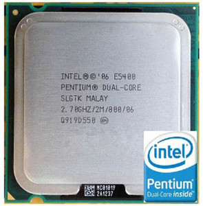 Intel E5400 2.7 GHz Upto 2.7 GHz LGA 775 Socket 2 Cores 2 Threads 2 MB ...