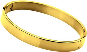 NIMZ Brass, Alloy, Stainless Steel, Steel Cubic Zirconia Gold-plated, Black Silver, Platinum, Silver Kada