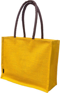 Foonty Women Yellow Hand-held Bag
