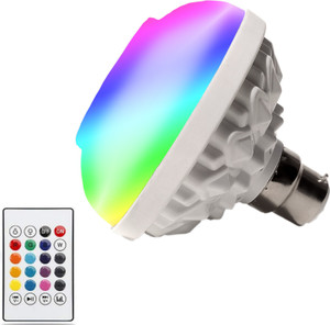 SOORAJ Smart LED Music Light Bulb Remote Controller - Multicolor B22 RGB LEDs Bluetooth Lights Bulbs Speaker Controlled via BT Remote and Smartphone Festivals Birthdays Parties Home Decor Smart Bulb