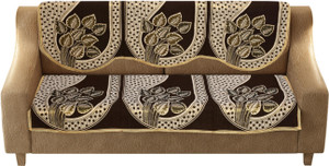 AK डेकॉर कॉटन फ्लोरल सोफा कवर