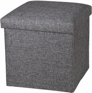 JIFFY ENTERPRISE Cube Shape Sitting Stool with Storage Box Living Foldable Storage Living & Bedroom Stool