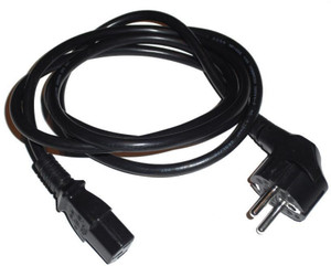 FOX MICRO Power Cord 10 m (10 METER) Power Cable India Plug Lead Cord For PC (Desktop) Monitor and Printer -Black