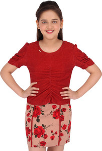 Cutecumber Girls Casual Top Skirt
