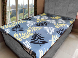 GRINAF Zippered Single Size Breathable Mattress Cover