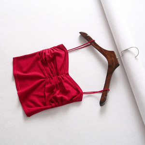 Pling Bling Casual Solid Women Red Top
