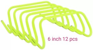 Kalindri Sports 6 inch High Hurdle for All Sports and Fitness 12 Pc Plastic Speed Hurdles