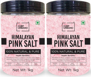 शेफ उरबानो हिमालयन पिंक साल्ट 1 Kg 2 रॉक सॉल्ट