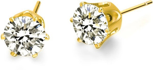 arch fashion WESTERN STYLE STUD WITH ZIRCON MADE FOR ALL GANDER CAN USE IN 2ND STUD Zircon Brass Stud Earring