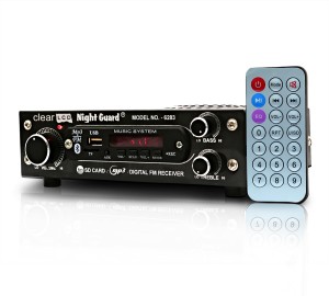 Night Guard AC/DC FM Radio Multimedia Speaker with Bluetooth, USB, SD Card, Aux 80 W AV Power Amplifier