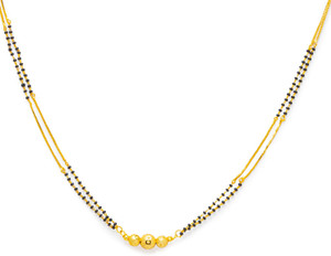 Digital Dress Room Digital Dress Room Long Mangalsutra One Gram Gold Plated मंगळसूत्र Latest Design Tanmaniya/Long Gold Chain/Black Beads Ball Shape Pendant New Mangalsutra Designs For Women (28 Inches) Alloy Mangalsutra