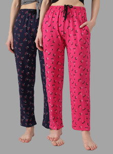 Trendy World Printed Women Multicolor Track Pants