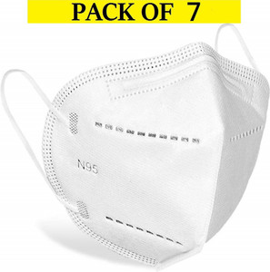 Surat Dream Pack of 7 n95 Mask Washable Reusable Anti Pollution and Anti Viral 5 Layer Protective Face Mask for Men & Women Mask For Men And Women Reusable, Washable Cloth Mask With Melt Blown Fabric Layer