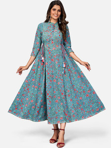 VBUYZ Women Printed Anarkali Kurta
