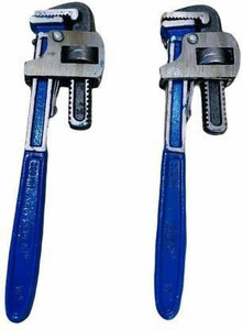 DHATRI TOOLS Flex Heavy Duty 14 Inch Pipe Wrench Set of 2 Single Sided Pipe Wrench FLEX Single Sided Pipe Wrench