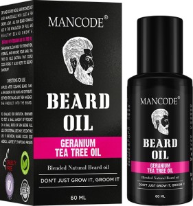 MANCODE Geranium and Tea Tree Oil Beard Oil Hair Oil