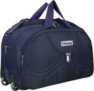 Frontsy (Expandable) Waterproof Luggage Travel Duffel Bag with two wheels Duffel With Wheels (Strolley)