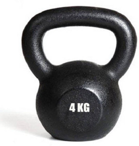 saipro CAST IRON - 4 KG KETTLEBELL FOR EXERCISE Black Kettlebell