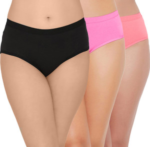 SONA Women Hipster Black, Pink, Orange Panty