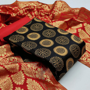 ANAND Jacquard Self Design Salwar Suit Material