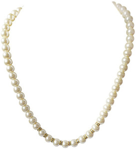 SURAT DIAMONDS Pearl Metal Chain