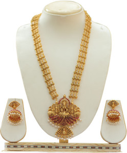 Ethnicking Alloy Gold-plated Gold Jewellery Set