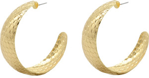 Joker and Witch Crescent Gold Hoops Alloy Earring Set