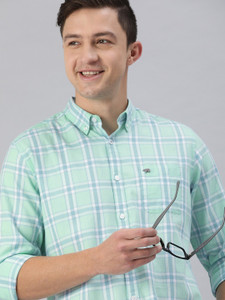 THE BEAR HOUSE Men Checkered Casual Multicolor Shirt