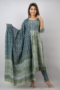 Shobhangi Printed Kurta, Trouser/Pant & Dupatta Set