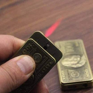 come fast 100 Dollar Design Cigarette Jet Flame Lighter PIA INTERNATIONAL FIRSTQUALITY Pocket Lighter