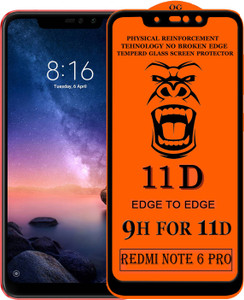 Xester Edge To Edge Tempered Glass for Mi Redmi Note 6 Pro