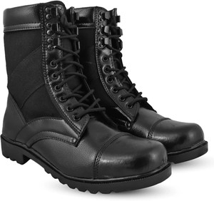 Moxera Army Long Genuine Leather Army Boot Boots For Men