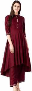 LAD CREATION Women Kurta Palazzo Set