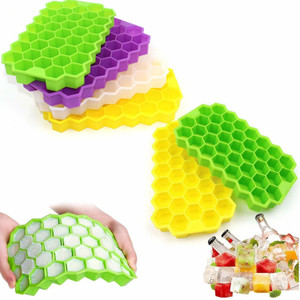 DEALBOOTH Multicolor Silicone Ice Cube Tray