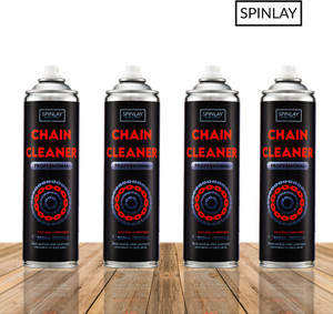 SPINLAY Pack of 4 Chain Cleaner Spray Chain Oil