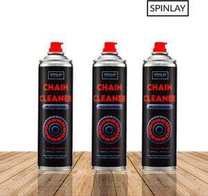 SPINLAY Pack of 3 Chain Cleaner Chain Oil