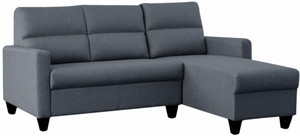 FURNY Arneson RHS L Shape Fabric 4 Seater  Sofa