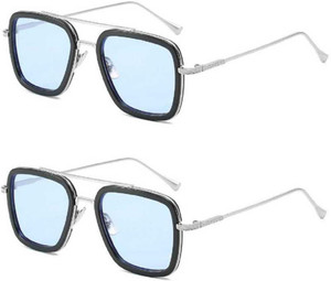 tikna Retro Square Sunglasses