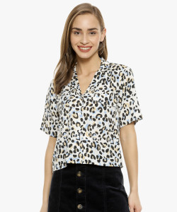 CAMPUS SUTRA Women Printed Casual Multicolor Shirt