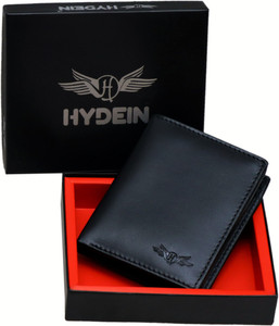 HYDEIN Men Casual, Formal Black Genuine Leather Wallet