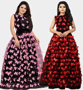 DECOFIN Flared/A-line Gown