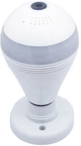 SIOVS CCTV Full HD IP Surveillance 360 Degree Security Led Light Shaped Panoramic Bulb Camera Spy Camera