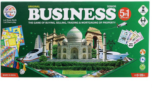 KIDIVO Fun Business Currency Notes Board Game For Kids And Adults (Green) Strategy & War Board Game