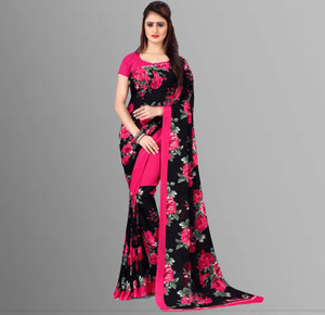 kashvi sarees Printed Daily Wear Georgette Saree