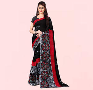 kashvi sarees Printed Daily Wear Georgette Saree
