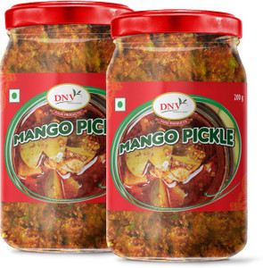 DNV Tasty Fresh Mango Pickle Achaar, Pack of 2 Mango Pickle